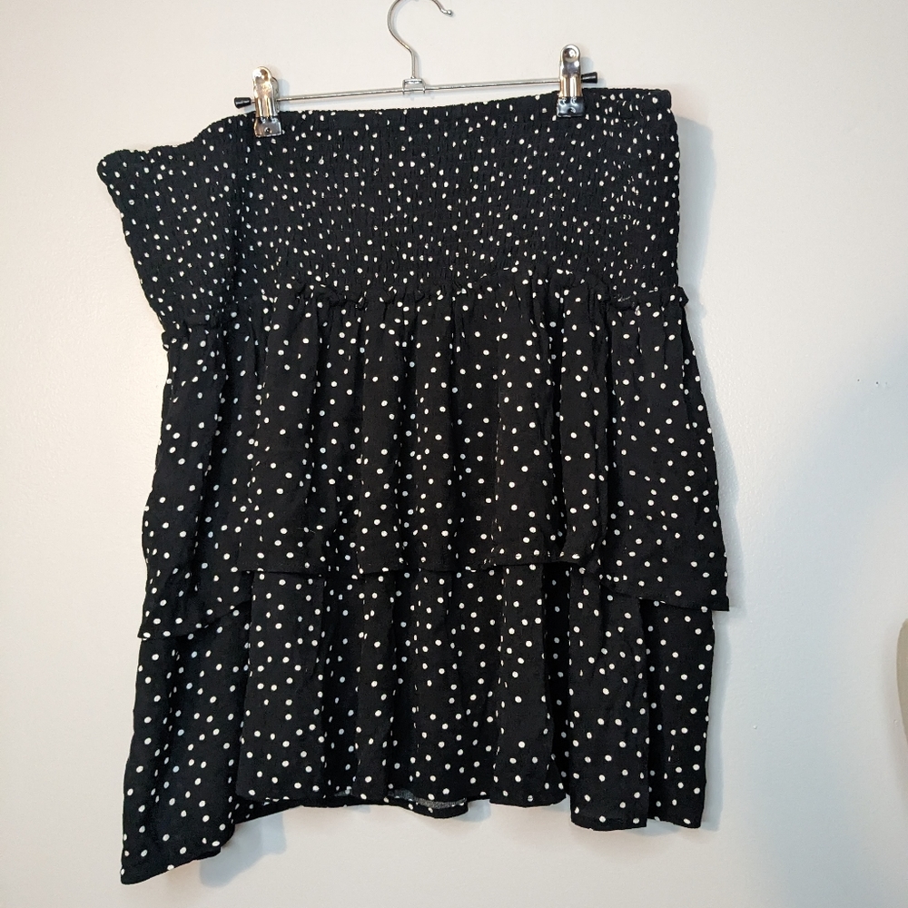 NWT Gypsy & Jade Smocked polka dot skirt - Size 1X